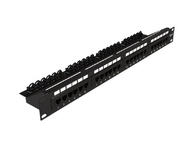 Patch panel 24 Porta CAT6 UTP 